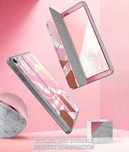 Popshine mramorni serija dizajnirana za Samsung Galaxy Tab A 10.1 2019 slučaj, model SM-T510/T515, Premium cijelog tijela 360 stupnjeva