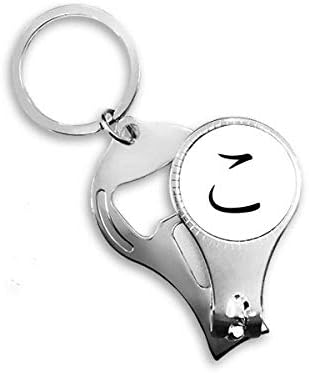 Japanski hiragana lik Ko nokat za nokat ring ring ključ za otvarač za otvarač boca za bočicu