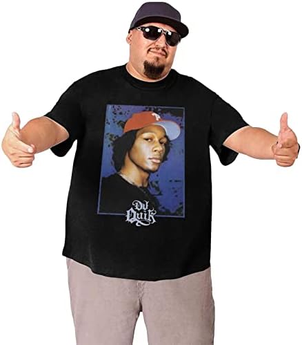 Vvedik DJ Quik plus majice za muškarce za muškarce za velike visoke ljetne majice za prozračne muške majice kratke rukave