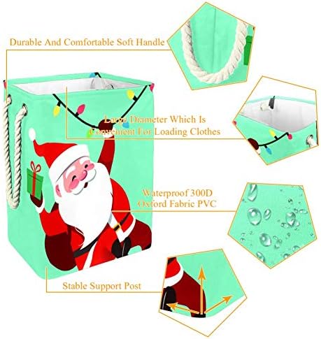 ; Ljuljajući Djed Mraz Tkanina Oksford sklopiva košara za rublje kanta za smeće košara za odlaganje