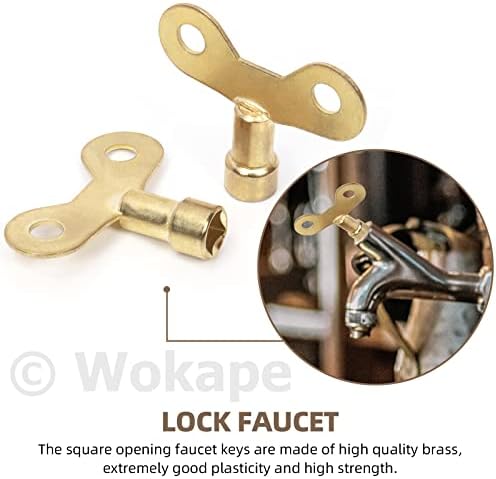 Wokape 9pcs Multi funkcionalni komunalni ključevi komplet, uključujući četveronožni servisni križni ključ trokuta Ključni ključ prijenosni