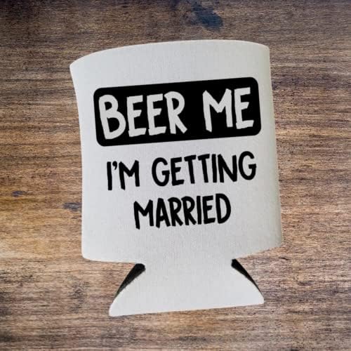 Pivo me vjenčam, smiješan može hladiti, gag poklon, zabava za prvostupnike, zabava za zabavu, vjenčani poklon, hladnjaci za dan vjenčanja
