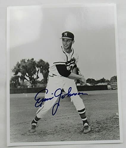 Ernie Johnson potpisao Auto Autograph 8x10 Foto I - Autografirane NHL fotografije
