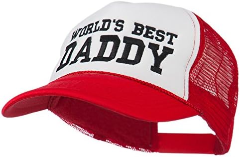 Najbolja svjetska kapa za tatu s vezom od pjenaste mreže na leđima