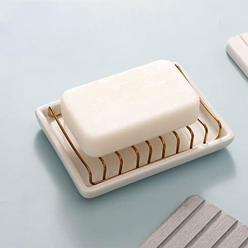 Kooaius sapuna jela ， keramički šank od nehrđajućeg čelika pult kupaonice sapun za sapun kutije za posuđe za posuđe za toalet kreativni