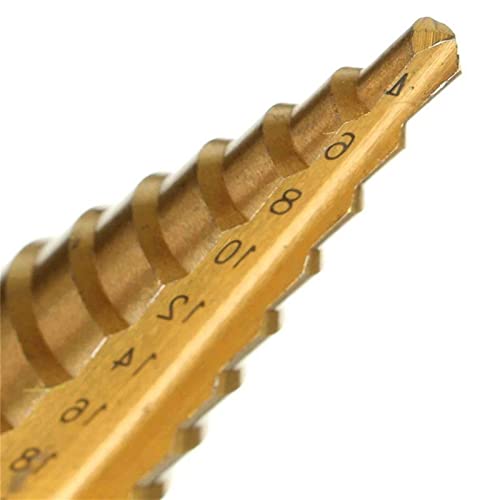 Šesterokutna bušilica Bit od 4-22 mm obložena koraka Ravna flauta Pagoda bušilica rupa za obradu drveta 1pcs