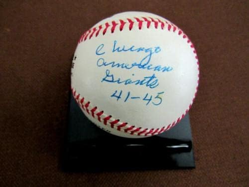 Jimmie Crutchfield Black Barons Crawfords Stat Potpisan auto VTG Onl Baseball JSA - Autografirani bejzbol