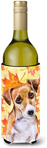 Caroline's Treasures BB9974Literk Jack Russell Terrier 2 jeseni zagrljaj boca za vino, žuta, hladnjaka za hladnjak za hladnjak za
