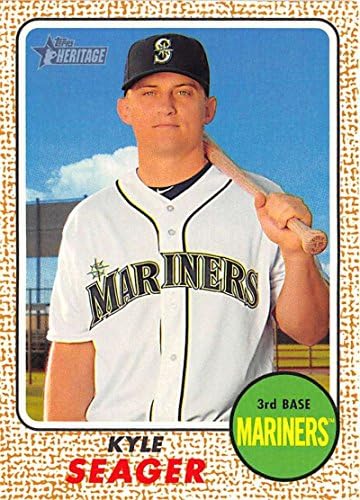 2017 Topps Heritage 88 Kyle Seager Seattle Mariners Baseball Card