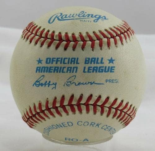 Cecil Cooper potpisao automatsko autogram Rawlings bejzbol B100 - Autografirani bejzbols