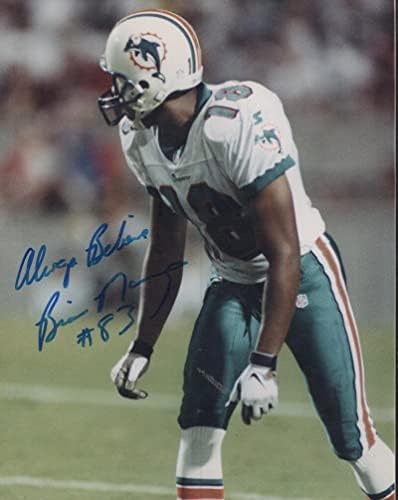 Brian Manning Miami Dolphins potpisao je Autographed 8x10 Fotografija w/coa