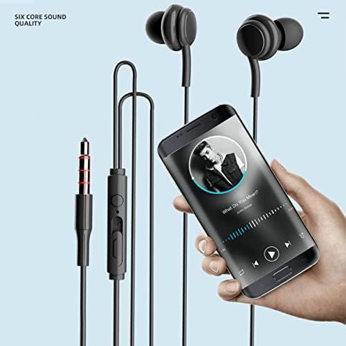 DXDSD Premium slušalice s mikrofonom koji izolira buku i 3,5 mm univerzalno sučelje - idealno za igranje, glazbu i rad