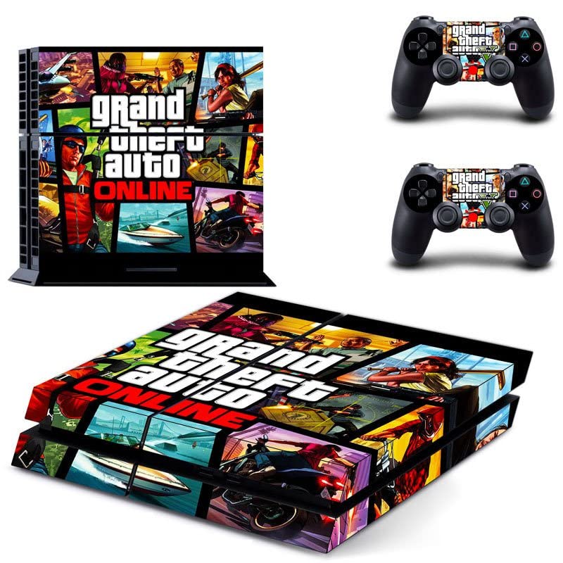 Za PS4 Pro - Game Grand GTA krađa i Auto PS4 ili PS5 naljepnica kože za PlayStation 4 ili 5 konzola i kontrolera naljepnica vinil Duc