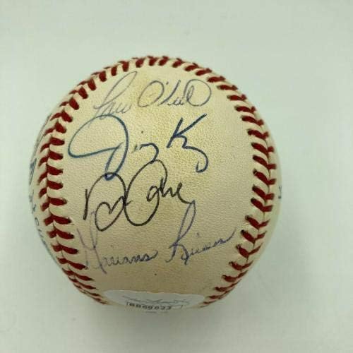 Derek Jeter Mariano Rivera Cour četiri rookie 1995 Yankees potpisali bejzbol JSA CoA - Autografirani bejzbol