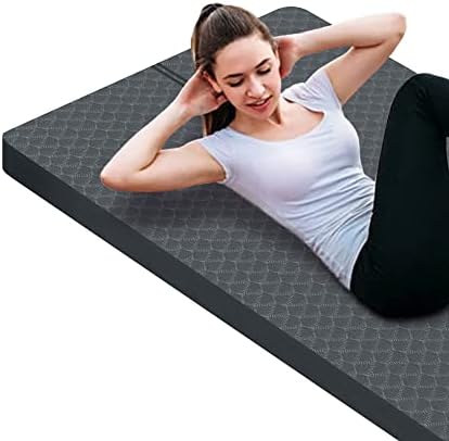 velika prostirka za vježbanje - 15 mm debela prostirka za jogu / prostirka za vježbanje za fitness, jogu, pilates, istezanje i vježbe