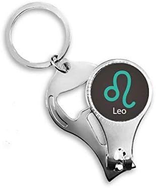 Srpanj kolovoza Leo Constellation uzorak za nokte za nokt za nokte otvarač za bočicu ključeva