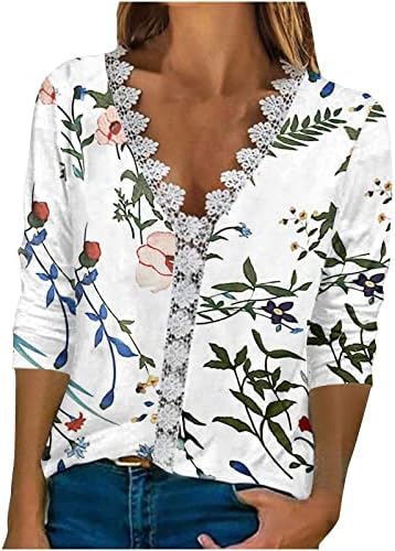 Ženske v vratne čipke kukičane tunike vrhovi ležerna čvrsta boja labave košulje protočne bluze kratkih rukava