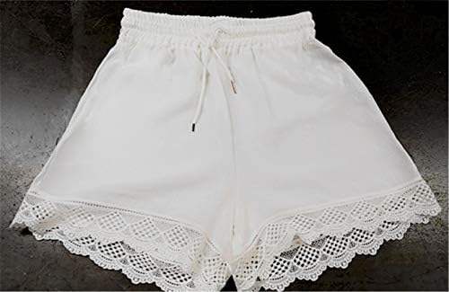 Andongnywell kratke hlače za žene čvrste ružice ruba pidžama mini hlače solidne boje kratke hlače