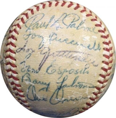 1957. Chicago White Sox tim potpisao Oal Harridge Baseball Lopez Aparicio Doby CoA - Autografirani bejzbol