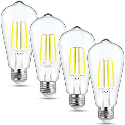 Vintage Edison žarulje, žarulje od 60 vata, 7 vata 800lm, 926 ekvivalentna LED žarulja od 60 vata, LED žarulje bez prigušivanja, Dnevna