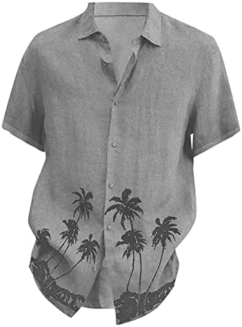 Dudubaby muški casual rever Laver Beach Holiday Wear Fashion Hawaiian kratki rukavac