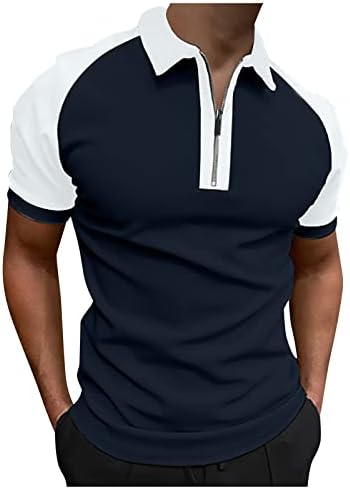 Dudubaby svijetli košulje ljeto novih kratkih rukava muški labavi labavi print trisp solid boja poloshirt