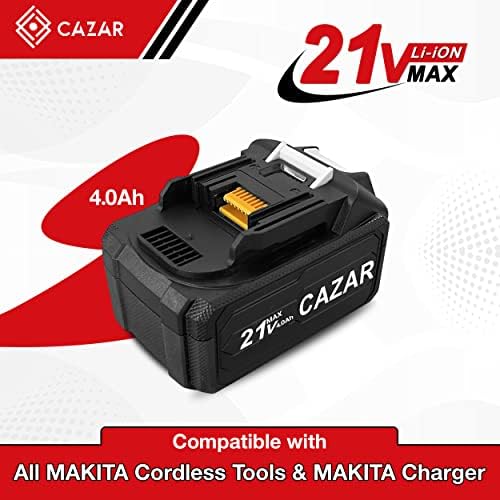 Cazar 21V litij-ion 4,0ah baterija sa žutim čipom kompatibilnim za sve Makita bežične alate