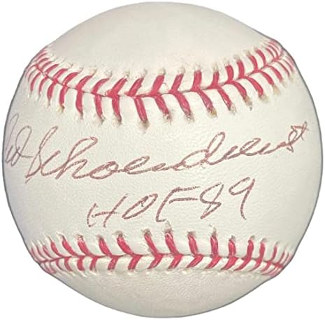 Crveni Schoendienst Autografirani službeni bejzbol Major League - Autografirani bejzbols