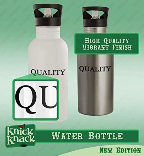 Knick Knack pokloni broadcloth - boca vode od nehrđajućeg čelika od 20oz, srebrna
