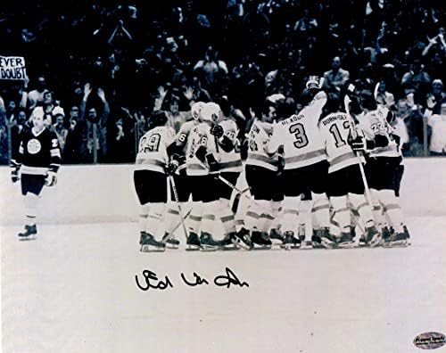 Ed van impe Philadelphia Flyers Autografirano 8x10 Fotografije - Autografirani NHL fotografije
