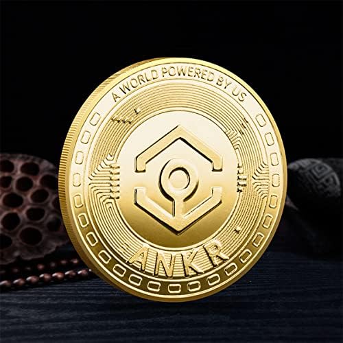 Digitalni virtualni novčić Ankr kovanica trodimenzionalna reljefna zlatna zlaska srebrni metal Komemorativni pokloni kolekcije kovanica