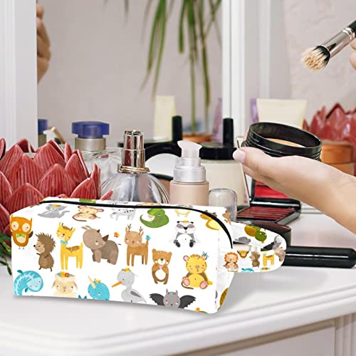 Šminkanje vrećice kozmetičke torbe životinje slatka toaletna vrećica za toaletne vrećice s patentnim zatvaračem i ručkom