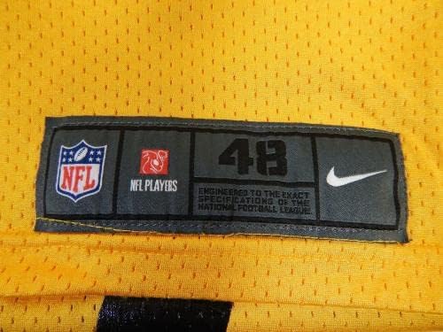 2018 Pittsburgh Steelers 50 Igra izdana žuti nogometni dres 843 - Nepotpisana NFL igra korištena dresova