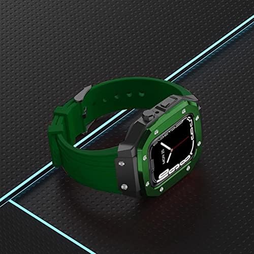 Texum För Apple Watch Band Series 8 7 45 mm Modifikacija mod kit KlockArmband För Kvinnor Alloy Watch Case Arum pojas