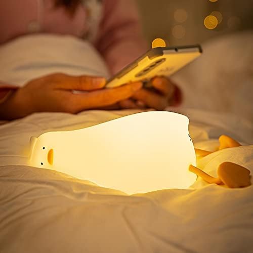 Ležane patke podešavaju mala noćna svjetla u tri zupčanika u određeno vrijeme. Djeca pljeskaju i osjećaju silikonske svjetla zaštite
