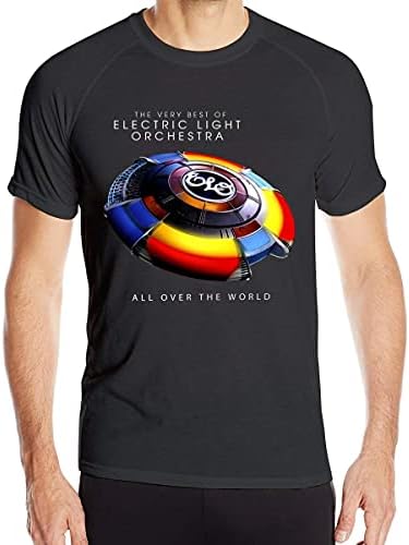 Lakivde Electric-Light Orchestra muških posada kratkih rukava Brzi suha atletska casual majica （s-xxxl）