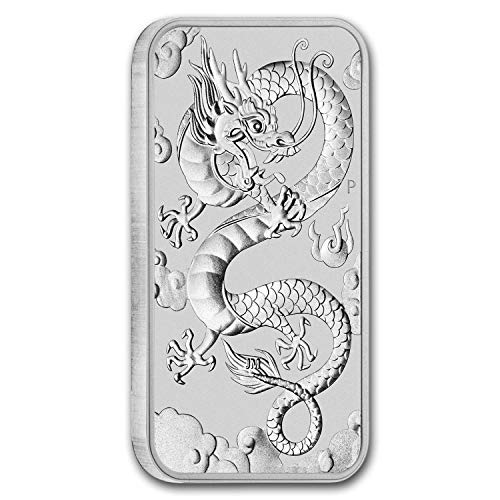 2018. - sadašnjost od 1 oz Silver Bars Australija Perth Mint Dragon Series Rectugular Coins Brilliant necirkuliran s certifikatima