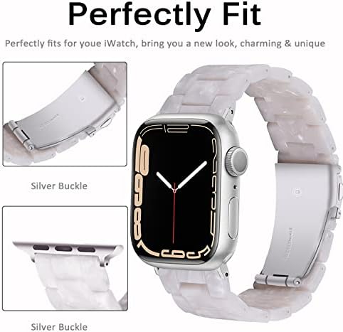 Miimall kompatibilan s Apple Watch Resn Bandom 38 mm 40 mm 41 mm 42 mm 44 mm 45 mm serija boja za Apple Watch Serije 7 Series 6 Series