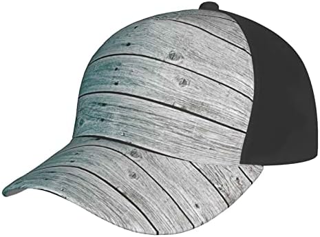 Tiskana bejzbolska kapa s drvenim pločama, podesiva tatina kapa, pogodna za trčanje u svim vremenskim uvjetima i aktivnosti na otvorenom