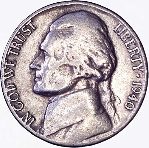 1940. Jefferson Nickel 5c Vrlo u redu