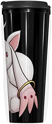 Uogeep anime puella magi madoka magica šalice kave prijenosni vakuum dvostruke izolirane šalice modne putničke šalice 12 oz