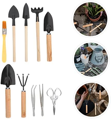 Izliječeni alat za sadnju od 10 komada Ručni alati dječja torba za alat Dječji kostim alati za cvijeće u Saksiji alat za rahljenje