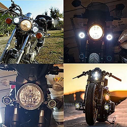 Prednji reflektori motocikla od 12 do 24, 2pcs svjetla za maglu za motocikle dnevna svjetla za vožnju od 97 vodootporna duga svjetla