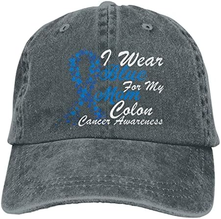 Zsixjnb šešir za svijest o raku debelog crijeva Nosim plavo za mamu ženskog golf šešira