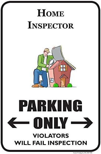 Kućni inspektor 12 x 18 plastični parking novitet znak