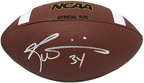 Ricky Williams potpisao je Wilson NCAA Full Size Football - Autografirani nogomet