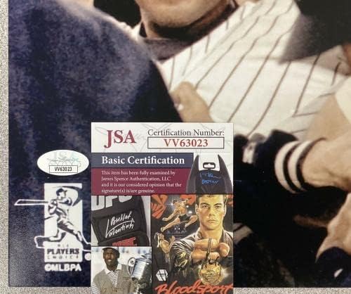 Dwight Doc Gooden potpisao fotografiju 16x20 Yankees Auto No Hitter 5-14-96 Natpis JSA-Autografirane MLB fotografije