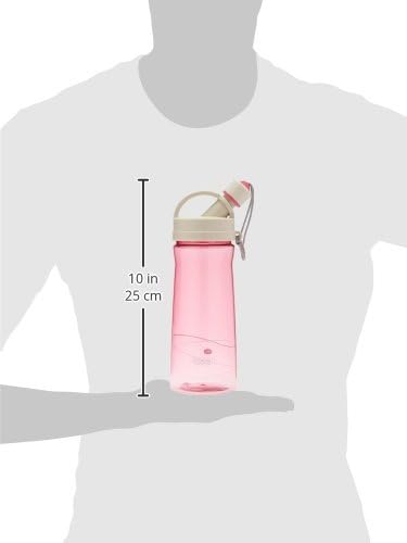 Kuhajte pro tritansko piće izlivene sportske boce s infuzijskim filtrom, ružičasta
