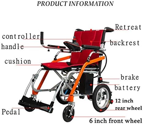 Prijenosna invalidska kolica, prijenosna sklopiva invalidska kolica, sklopiva snažna kompaktna kolica za mobilnost, lagana sklopiva