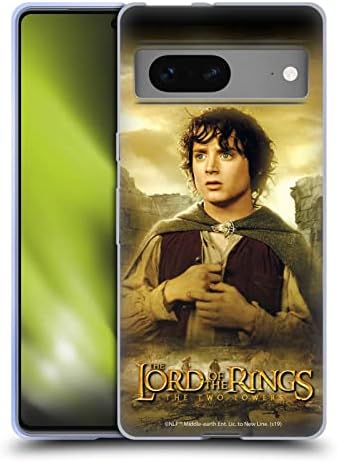 Dizajni slučaja glave službeno su licencirali Gospodara prstenova Dvije kule Frodo plakate meki gel slučaj kompatibilan s Google Pixel
